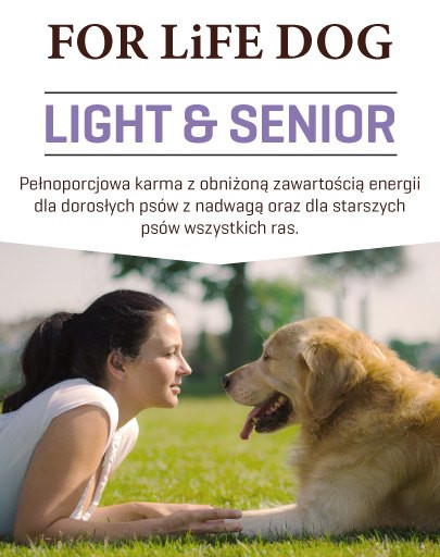 FITMIN Dog For Life Light & Senior 3kg