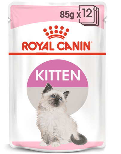 Royal Canin Kitten Instinctive in Gravy 12x85 g - konservuotas ėdalas