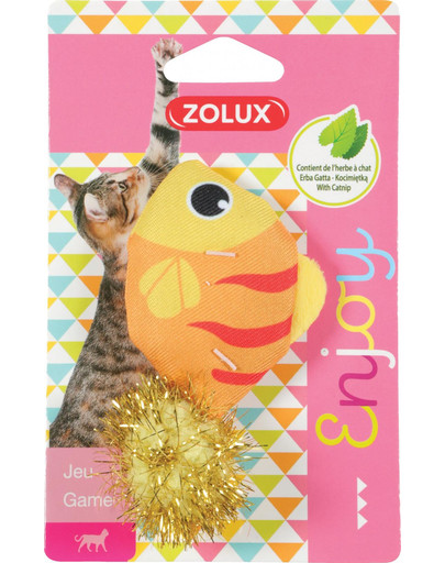 ZOLUX Kačių žaislas LOVELY žuvis su katžolė