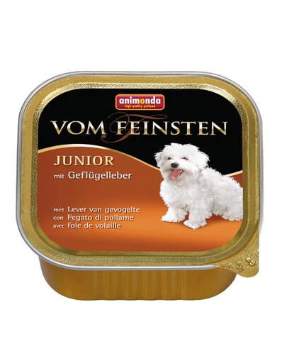 Animonda Vom Feinstein Junior su paukščių kepenėlėmis 150 g