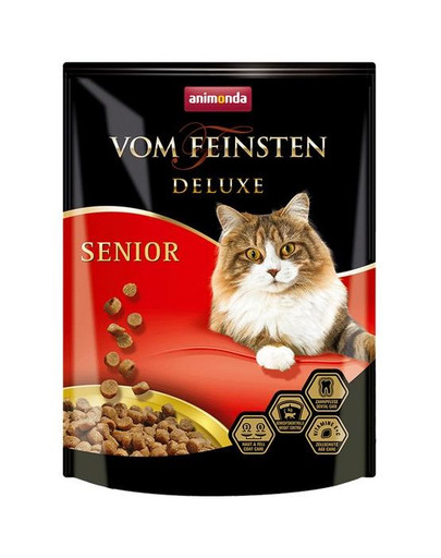 ANIMONDA Vom Feinsten Deluxe Senior vyresniųjų kačių ėdalas 250 g