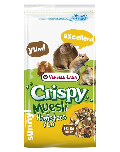 VERSELE-LAGA Hamster Crispy maistas žiurkėnams 400 g papildoma grūdais