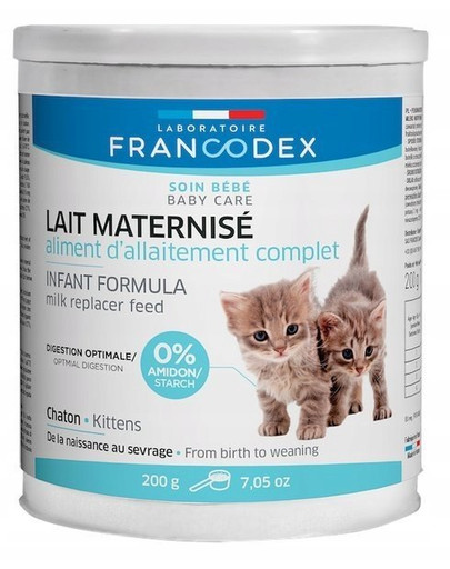 FRANCODEX Pieno milteliai kačiukams 200 g