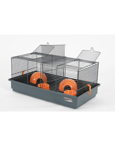 Zolux narvelis Indoor 50 cm pelėms pilkas-oranžinis
