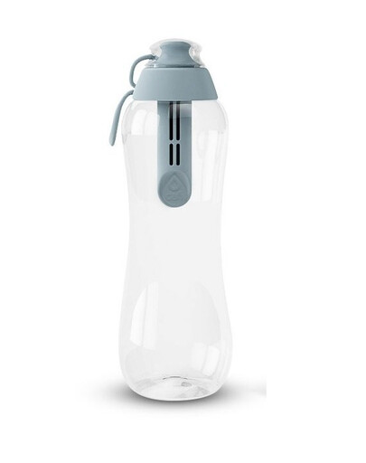 DAFI Vandenį filtuojanti gertuvė 0,5 l plienos spalvos su filtru