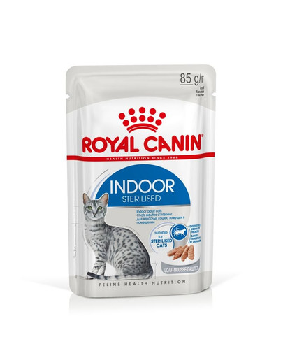 ROYAL CANIN Indoor sterilised paštetas12x85 g