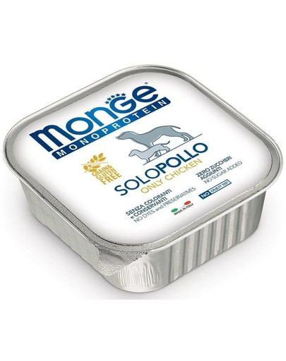 MONGE Monoprotein Solo Šunų maistas su vištiena 150 g