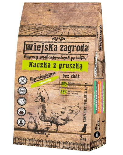 WIEJSKA ZAGRODA Antis su kriaušių maistas didelių veislių šunims