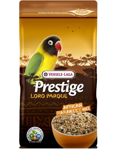 VERSELE-LAGA African Parakeet Loro Parque Mix 1kg maistas vidutinėms afrikietiškoms papūgoms