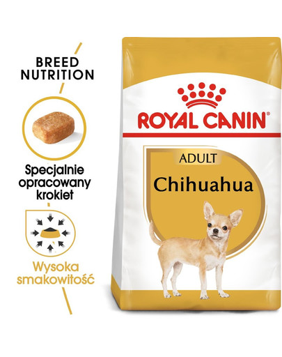 ROYAL CANIN Chihuahua Adul tsausas maistas suaugusiesiems čihuahua šunims3 kg + SKANĖSTAS