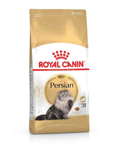 ROYAL CANIN Persian Adult 10 kg + šlapias maistas persų veislės katėms 12x85 g