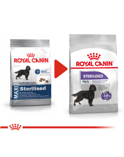 ROYAL CANIN CCN Maxi Sterilised sausas maistas suaugusių didelių, sterilizuotų veislių šunims 18 kg (2 x 9 kg)