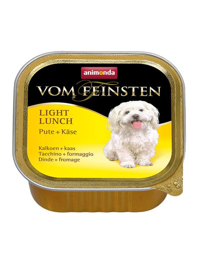 ANIMONDA Vom Feinsten Light Lunch  rinkinys su kalakutiena ir sūriu 5 x 150 g