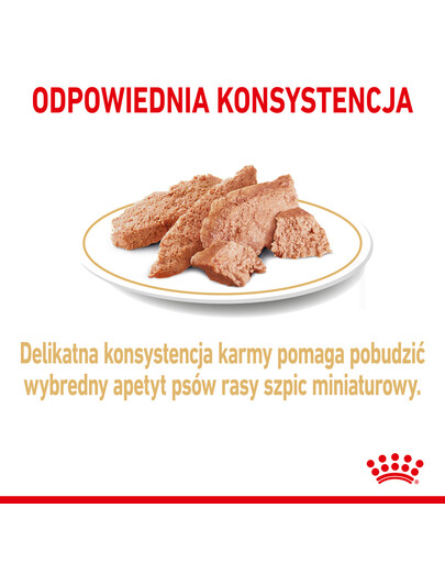 ROYAL CANIN Pomeranian Adult 85g šlapias maistas, paštetas suaugusiesiems miniatiūriniams špicų šunims