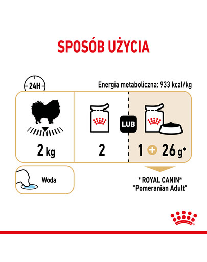 ROYAL CANIN Pomeranian Adult 85g šlapias maistas, paštetas suaugusiesiems miniatiūriniams špicų šunims