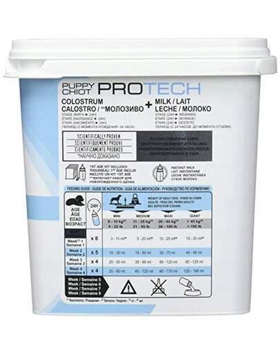 ROYAL CANIN Puppy Pro Tech Dog 1,2 kg pilnas porcijos pieno pakaitalas šuniukams iki 2 mėnesių amžiaus