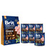 BRIT Premium By Nature Senior Small Medium S+M 3 kg + 6 x 800 g BRIT vištienos ir širdžių šunų šlapias maistas