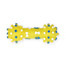 PET NOVA DOG LIFE STYLE Geltonas hantelis  12 cm