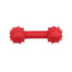 PET NOVA DOG LIFE STYLE Hantelis su varpeliu 14 cm, raudonas, jautienos skonis