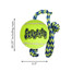 KONG SqueakAir Ball with rope M teniso kamuoliukas su virvele