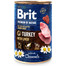 BRIT Premium by Nature 6 x 400 g kalakutienos ir kepenų drėgnas maistas šuniukams