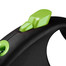FLEXI Black Design XS Cord 3 m green virvinis automatinis pavadėlis