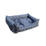 PETSBED Guolis-sofa su pagalvė  plieno spalvos su letenėlėms 78 x 60 cm