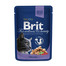 BRIT Premium Cat Adult paketėliai su padažu katėms 24 x 100 g