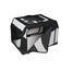 Trixie Vario Nylon transportavimo narvas juodas-pilkas 99 × 67 × 71/61 cm