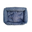 PETSBED Guolis-sofa su pagalvė plieno spalvos su letenėlėms 64 x 48 cm