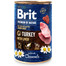 BRIT Premium by Nature 36 x 400 g kalakutienos ir kepenų drėgnas maistas šuniukams