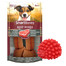 SmartBones Beef medium 2 kramtukai vidutinės veislės šunims, jautiena + PET NOVA DOG LIFE STYLE kamuoliukas ežiukas, 6,5 cm raudonas