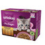 WHISKAS Pure Delight Junior Paukštienos kepsneliai su vištiena, kalakutiena, paukštiena, antiena želė 12x85g