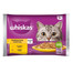 WHISKAS Naminių paukščių drebučių želė su kalakutiena ir vištiena 4x85g
