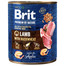 BRIT Premium by Nature 800 g ėriena ir grikiai šunų šlapias maistas