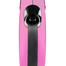 Flexi New Classic XS juostinis pavadėlis 3 m iki 12 kg rožinis