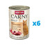 ANIMONDA Karma Carny Adult rinkinys kalakutiena ir vištienos kepenėlės 6 x 400 g
