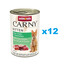 ANIMONDA Carny Kitten Beef&Chicken&Rabbit 12x400 g jautiena, vištiena ir triušiena kačiukams