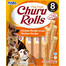 INABA Churu Rolls Chicken 8x12g vištienos suktinukai šunims