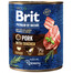 BRIT Premium by Nature 800 g kiaulienos ir stemplės natūralus šunų maistas