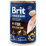 BRIT Premium by Nature Fish&Fish Skin 400 g natūralus maistas šunims su žuvimi ir žuvies oda