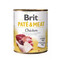 BRIT Pate&Meat chicken 6x800 g vištienos paštetas šunims