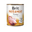 BRIT Pate&Meat turkey 800 g kalakutienos paštetas šunims