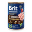 BRIT Premium by Nature Chicken and hearts 400 g natūralus maistas šunims su vištiena ir širdimis