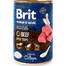 BRIT Premium by Nature Beef and tripes 6x400 g jautienos ir subproduktų natūralus maistas šunims