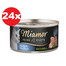 MIAMOR Feine Filets Naturell dryžuotasis tunas 24x80g dryžuotasis tunas savame padaže