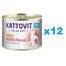 KATTOVIT Feline Diet Niere/Renal Vištiena 12 x 185 g