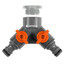 GARDENA OGS dvigubas vožtuvas su 1 "sriegiu ir 3/4" adapteriu