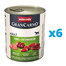 ANIMONDA GranCarno rinkinys su jautienos ir antienos širdimis 6 x 800 g