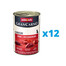 ANIMONDA GranCarno Junior rinkinys jautiena /  širdelės12 x 400 g